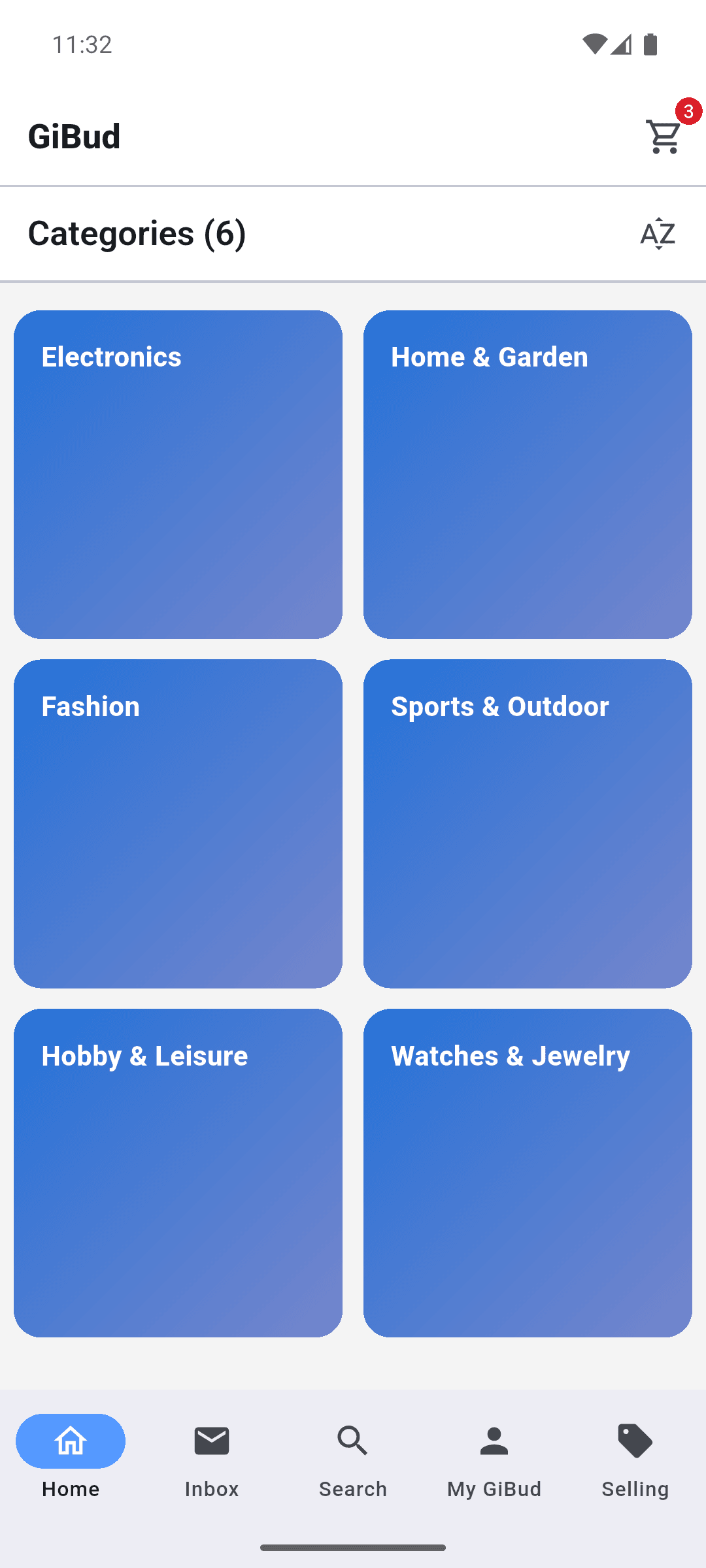 GiBud: Categories