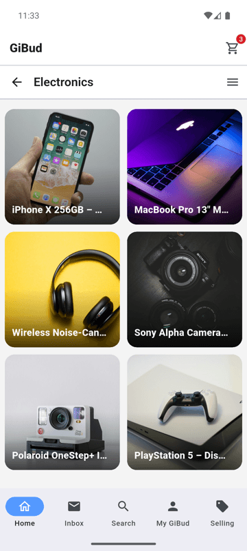 GiBud: Category: Electronics