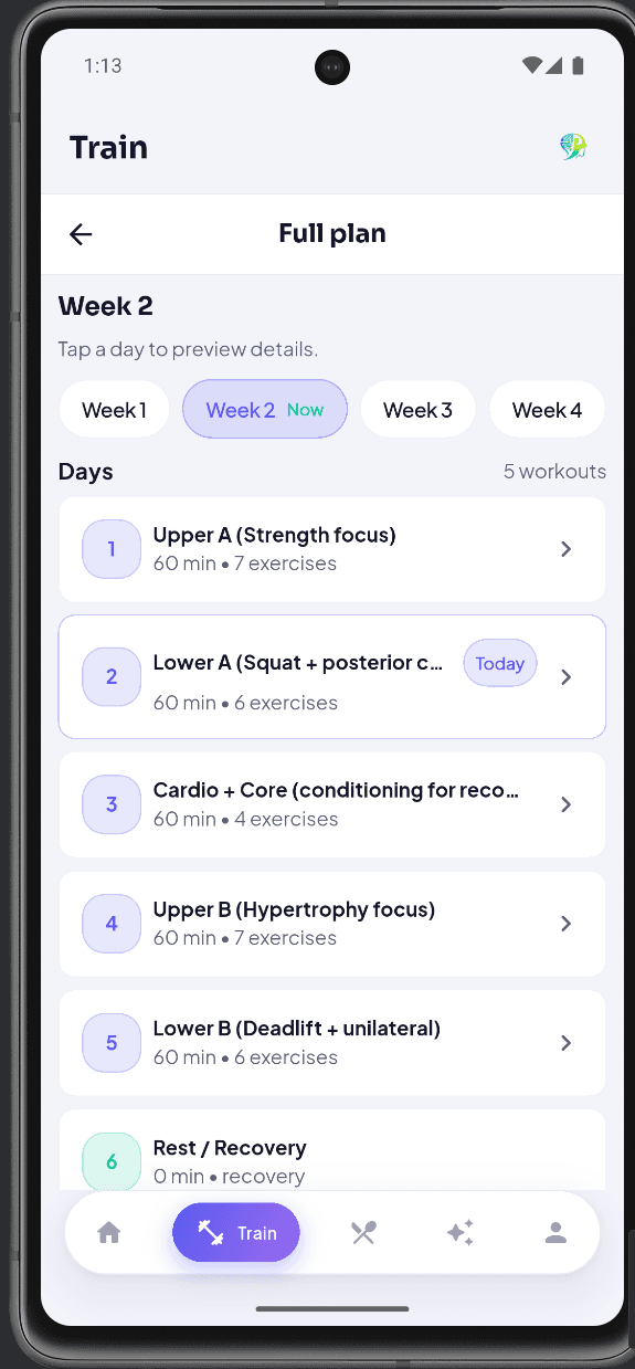 FitMind AI: Full plan