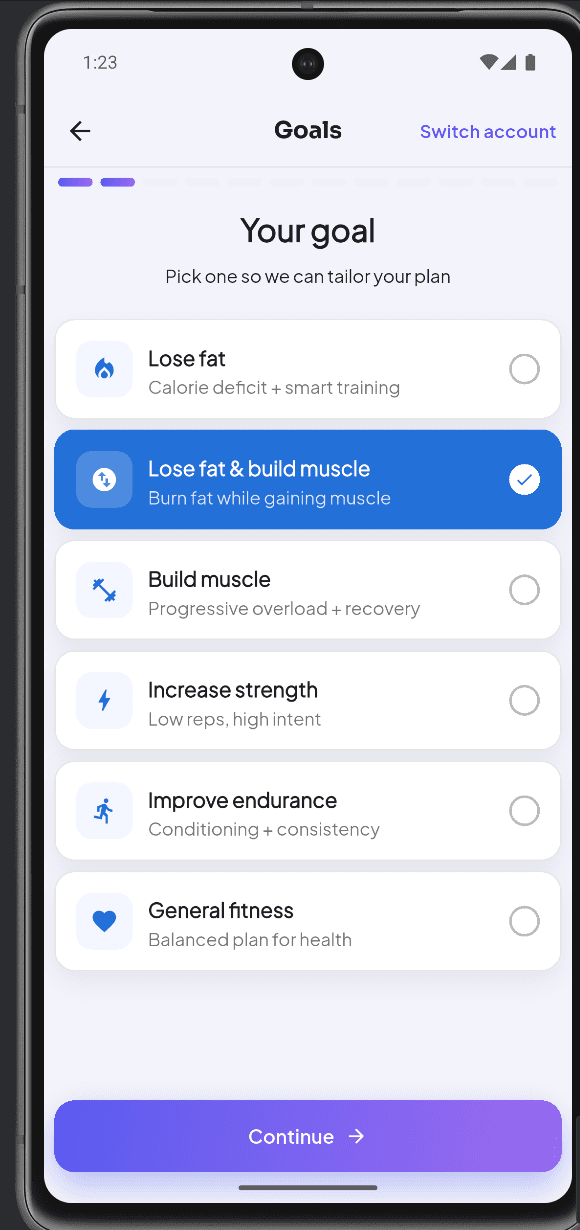 FitMind AI: Your goal