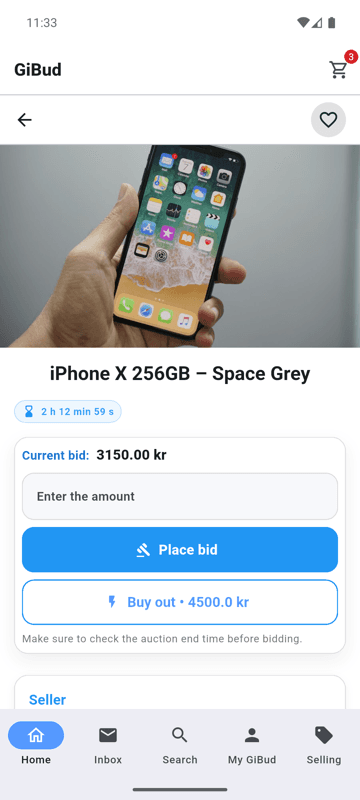 GiBud: Item: bid or buy out