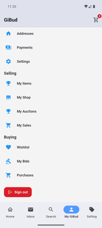 GiBud: Selling & buying