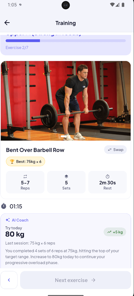 FitMind AI: AI weight suggestion